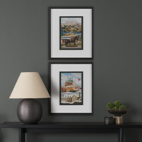 Regina Go Canada (M) by Mercana Studio a Framed Art Print Matted under Glass by Mercana at Eve Furniture