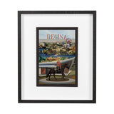 Regina Go Canada (M) by Mercana Studio a Framed Art Print Matted under Glass by Mercana at Eve Furniture