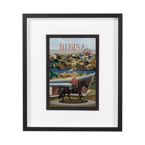 Regina Go Canada (M) by Mercana Studio a Framed Art Print Matted under Glass by Mercana at Eve Furniture