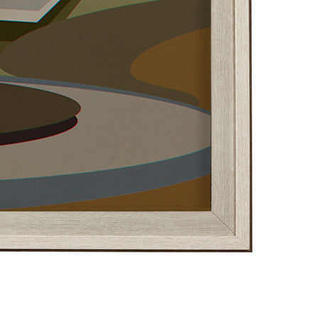 Regina Go Canada (XL) by Mercana Studio a Hand Embellished Decograph Framed Art Print under Glass by Mercana at Eve Furniture