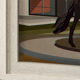 Regina Go Canada (XL) by Mercana Studio a Hand Embellished Decograph Framed Art Print under Glass by Mercana at Eve Furniture
