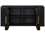 Reid 60 Black Finish Server by Steve Silver at Eve Furniture