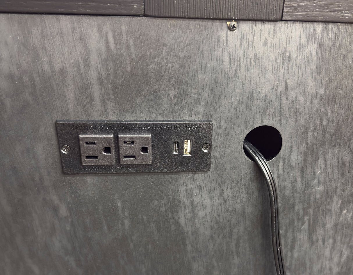 Reid 60 Black Finish Server by Steve Silver at Eve Furniture