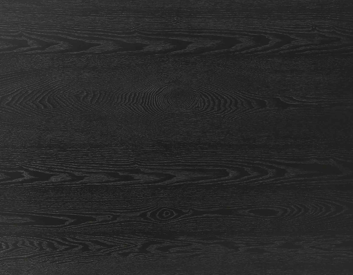 Reid 77-95″ Dining Table with 18″ Leaf, Black Finish by Steve Silver at Eve Furniture
