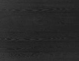 Reid 77-95″ Dining Table with 18″ Leaf, Black Finish by Steve Silver at Eve Furniture