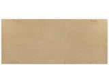 Reid 77-95″ Dining Table with 18″ Leaf, Sand Finish by Steve Silver at Eve Furniture