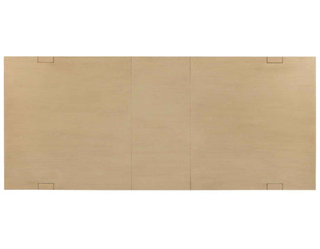 Reid 77-95″ Dining Table with 18″ Leaf, Sand Finish by Steve Silver at Eve Furniture