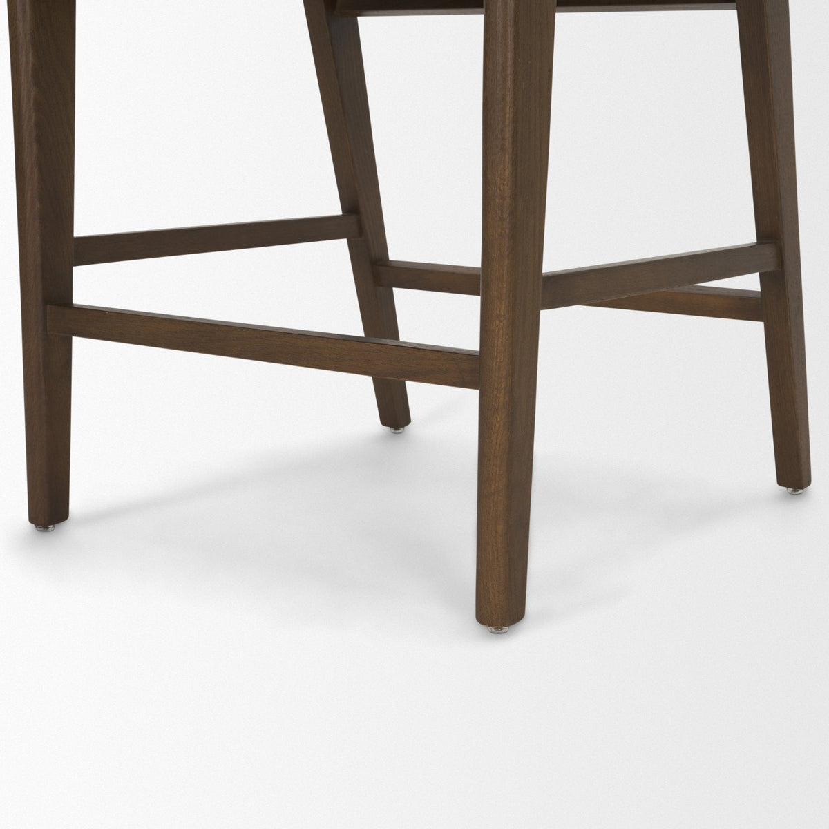 Reid Backless 38in Seat Counter Stool | Brown Wood w/ Cane Back by Mercana at Eve Furniture