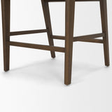 Reid Backless 38in Seat Counter Stool | Brown Wood w/ Cane Back by Mercana at Eve Furniture