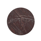 Reilly Marble Round Coffee Table - Merlot by Classic Home at Eve Furniture