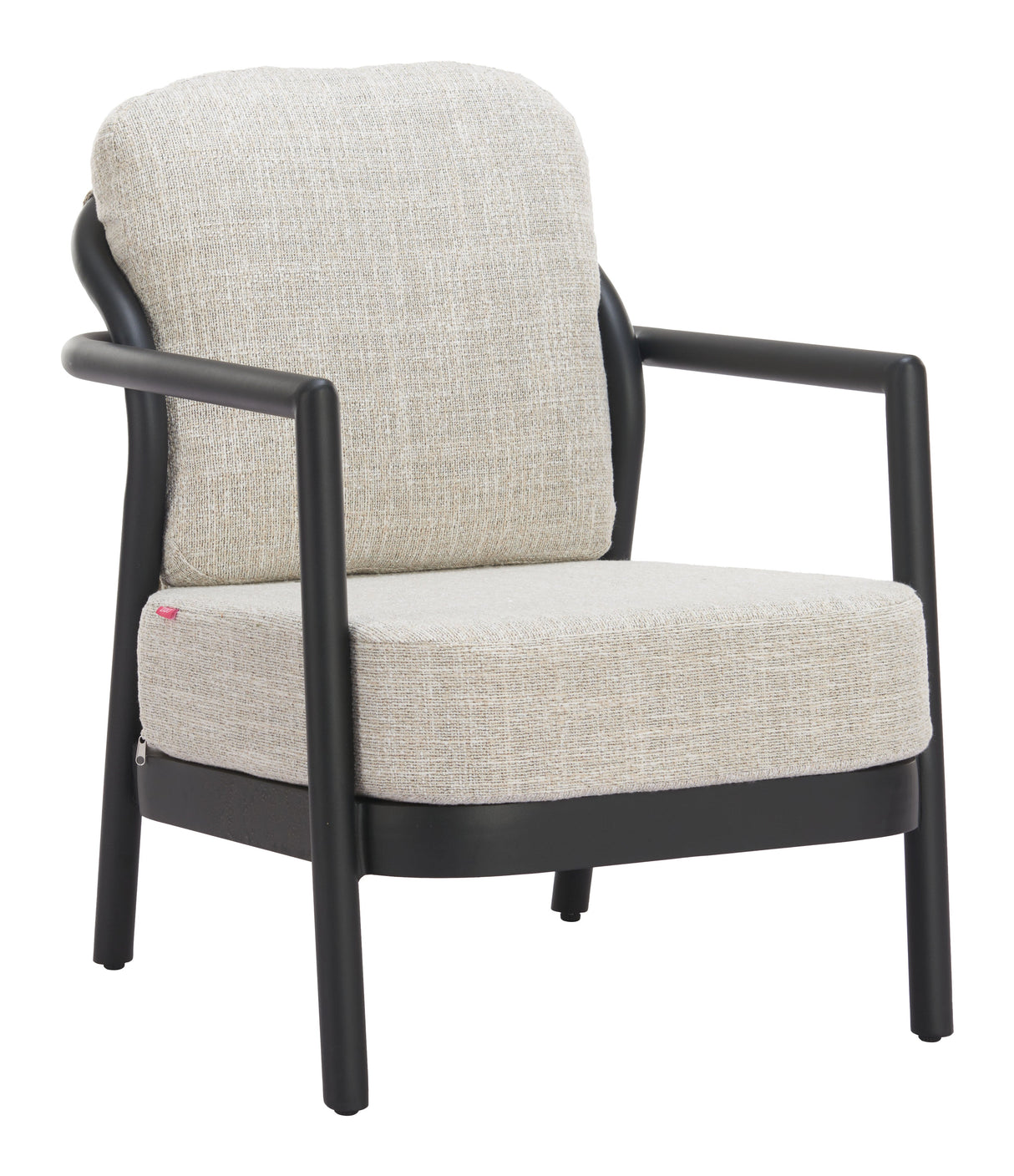 Rein Beige Outdoor Accent Chair by Zuomod at Eve Furniture