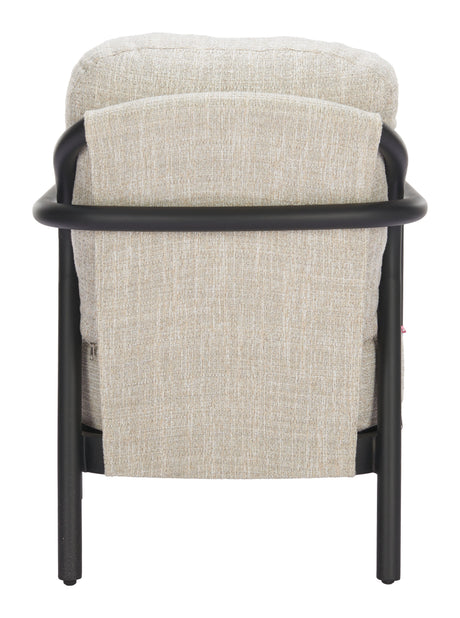 Rein Beige Outdoor Accent Chair by Zuomod at Eve Furniture
