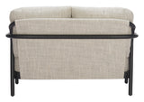 Rein Beige Outdoor Loveseat by Zuomod at Eve Furniture
