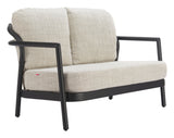 Rein Beige Outdoor Loveseat by Zuomod at Eve Furniture