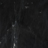 Reinhold II 21L x 21W x 21H Black Marble Top Iron Side Table by Mercana at Eve Furniture