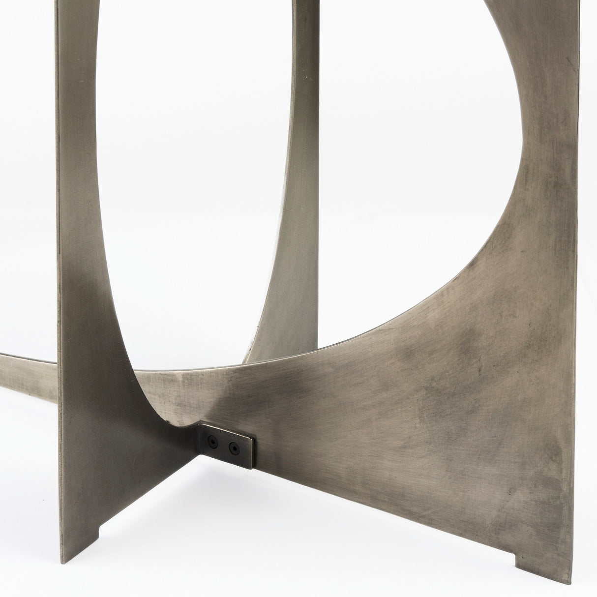 Reinhold IV Black Marble Top Iron Console Table by Mercana at Eve Furniture