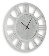 Reinport Mirror Wall Clock by Ashley at Eve Furniture