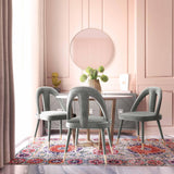 Rella Brass 23" Round Wall Mirror by TOV Furniture at Eve Furniture