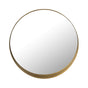 Rella Brass 23" Round Wall Mirror by TOV Furniture at Eve Furniture