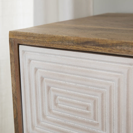 Rembrandt Brown/Beige Sideboard by Crestview at Eve Furniture