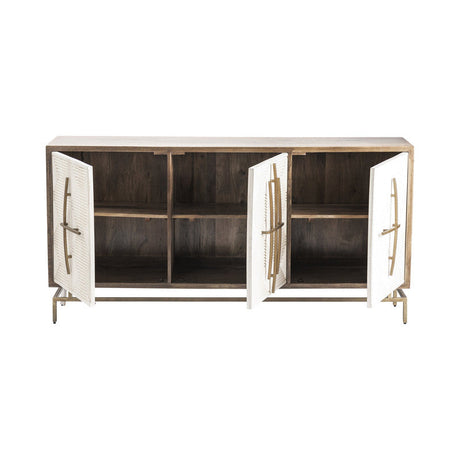 Rembrandt Brown/Beige Sideboard by Crestview at Eve Furniture