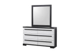 Remington Black and White Dresser by Crown Mark at Eve Furniture