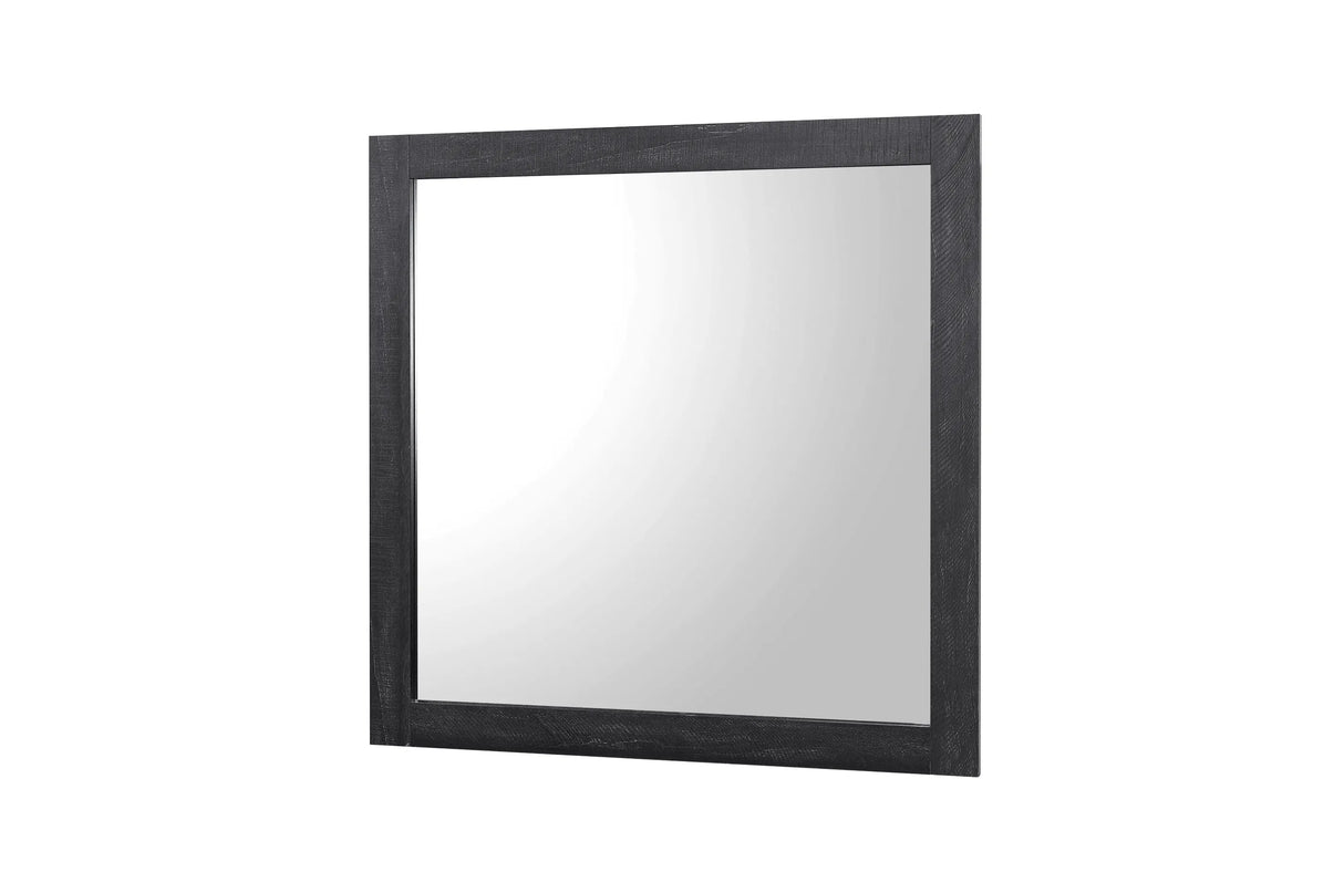 Remington Black and White Dresser Mirror by Crown Mark at Eve Furniture