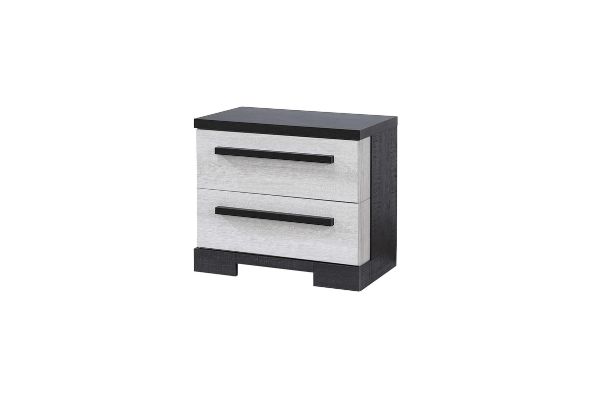 Remington Black and White Panel Bedroom Set by Crown Mark at Eve Furniture