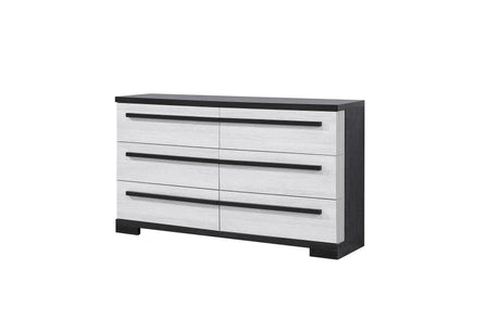 Remington Black and White Panel Bedroom Set by Crown Mark at Eve Furniture