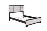 Remington Black and White Queen Panel Bed by Crown Mark at Eve Furniture