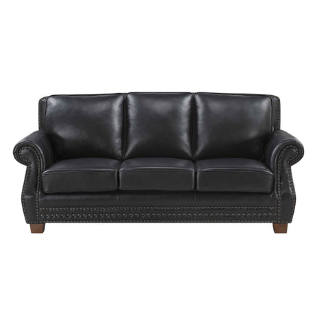 Remington Black Leather Living Room Set by Homelegance at Eve Furniture