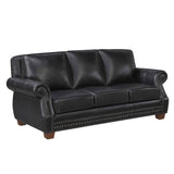 Remington Black Leather Living Room Set by Homelegance at Eve Furniture