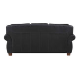 Remington Black Leather Living Room Set by Homelegance at Eve Furniture