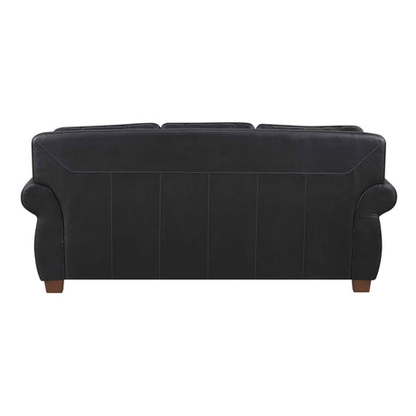 Remington Black Leather Living Room Set by Homelegance at Eve Furniture