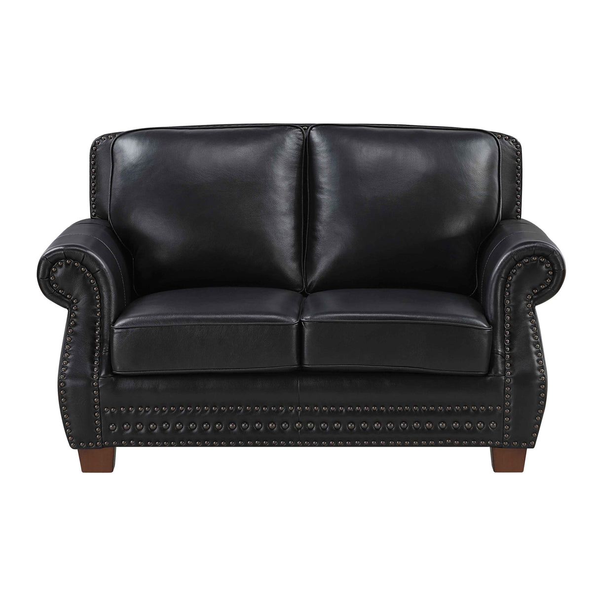 Remington Black Leather Living Room Set by Homelegance at Eve Furniture