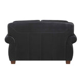 Remington Black Leather Living Room Set by Homelegance at Eve Furniture