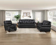 Remington Black Leather Living Room Set by Homelegance at Eve Furniture