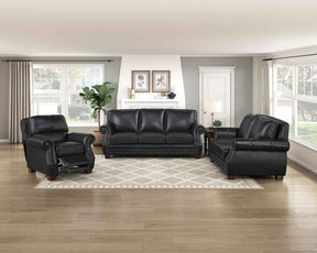Remington Black Leather Living Room Set by Homelegance at Eve Furniture