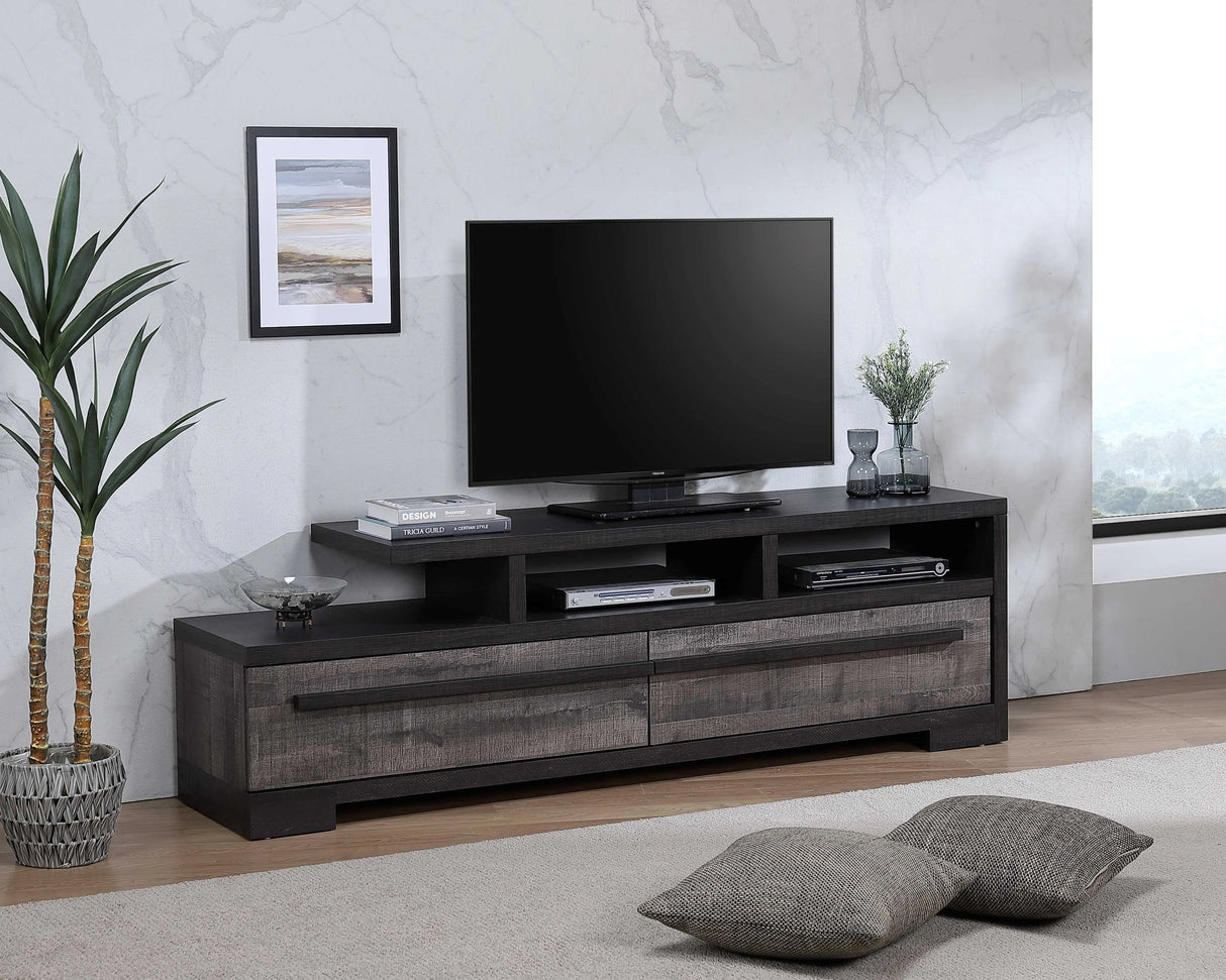 Remington Brown and Gray 72" TV Stand by Crown Mark at Eve Furniture