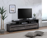 Remington Brown and Gray 72" TV Stand by Crown Mark at Eve Furniture