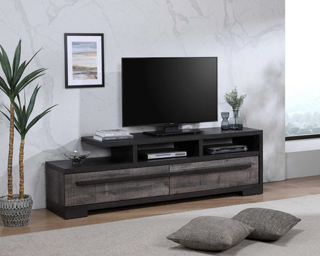 Remington Brown and Gray 72" TV Stand by Crown Mark at Eve Furniture