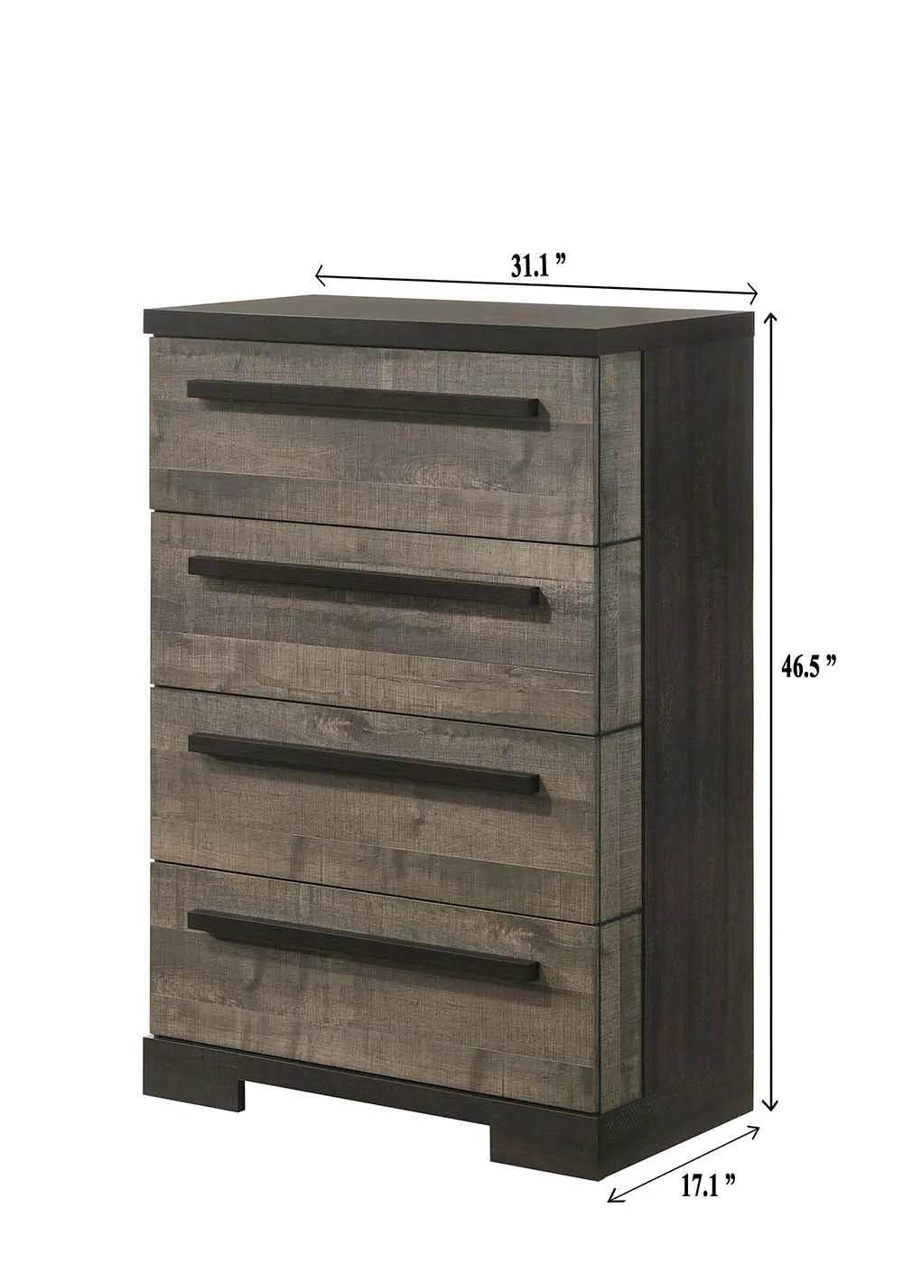 Remington Brown and Gray Chest by Crown Mark at Eve Furniture