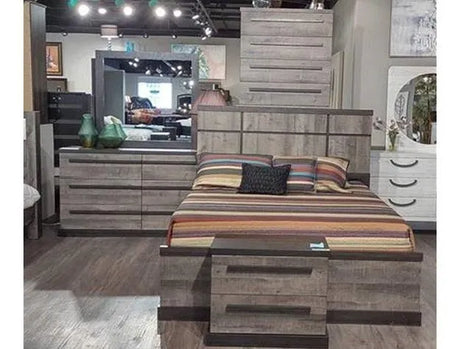 Remington Brown and Gray Mirror by Crown Mark at Eve Furniture