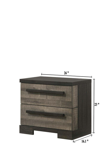 Remington Brown and Gray Panel Bedroom Set by Crown Mark at Eve Furniture