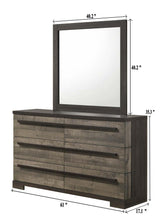 Remington Brown and Gray Panel Bedroom Set by Crown Mark at Eve Furniture