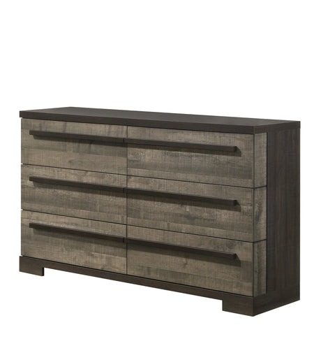 Remington Brown and Gray Panel Bedroom Set by Crown Mark at Eve Furniture