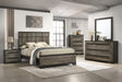 Remington Brown and Gray Panel Bedroom Set by Crown Mark at Eve Furniture