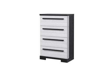 Remington Black and White Chest by Crown Mark at Eve Furniture