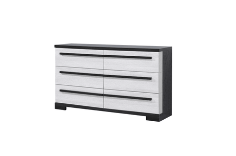 Remington Black and White Dresser by Crown Mark at Eve Furniture