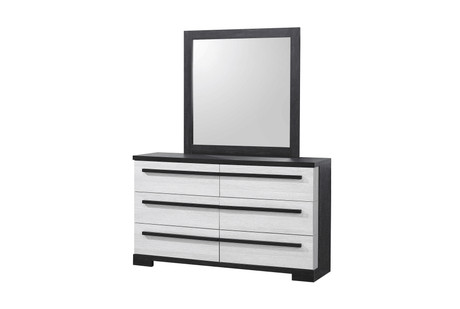 Remington Black and White Dresser by Crown Mark at Eve Furniture